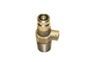 Flat top full dirt prevention and safety LPG Quick-on Valve